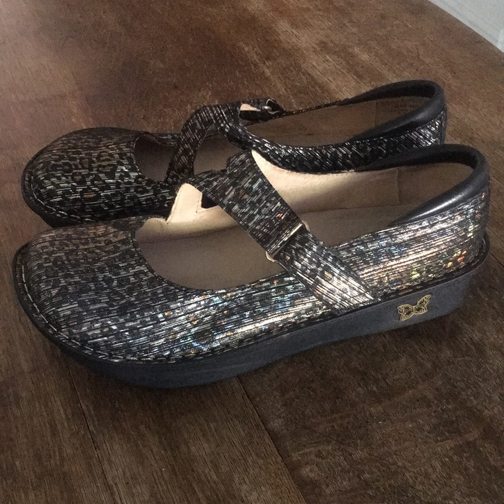 Algeria by PG Lite Leopard Metallic Shoes 39 Sz 9